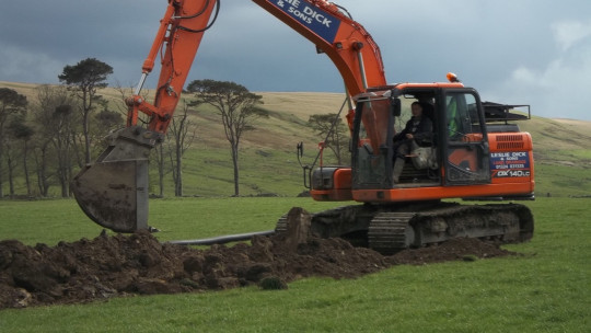 Digging in the leader pipe