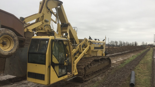 Inter-Drain 2030 GP Trenchless drainer in action laying 150ml coil pipe